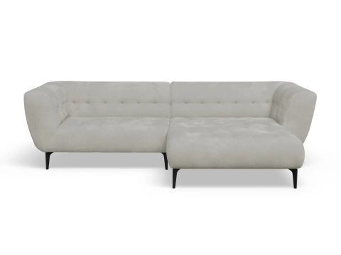 Ecksofa mit Longchair rechts